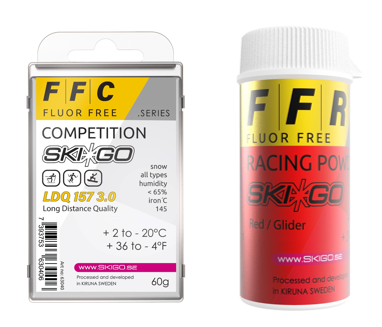 SKIGOs nya fluorfria racing vallor finns nu webshopen