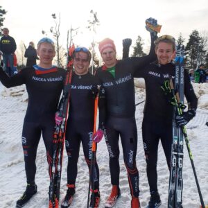 Stort grattis till Nacka Värmdö Skidklubb som tog en dubbelseger i H21 vid dagens sprint-stafett-DM