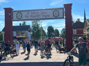 Krävande sensommarvärme om 27-29 grader på Cykelvasan idag. 🌞🌞🌞